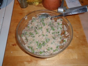 Peas, Potatoes and Seasoning