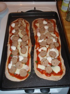 Pizza Ready for the Oven