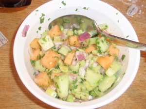 Cucumber-Melon Salsa