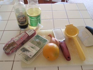 Prepping for Marinade