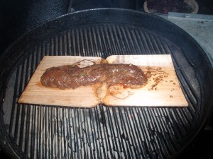 Tenderloin on Cedar Plank