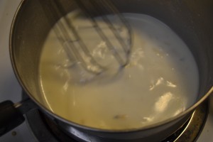 Whisking Cheese Sauce