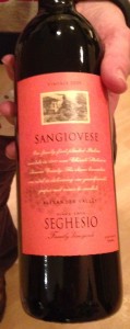 Seghesio Sangiovese - 2009 Vintage